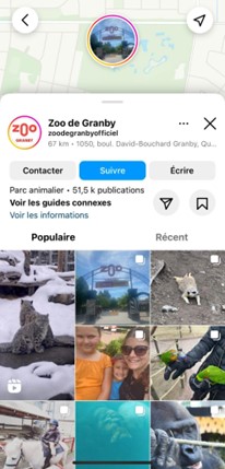 Exemple d'un compte Instagram 2 Exemple d'un compte Instagram 2
