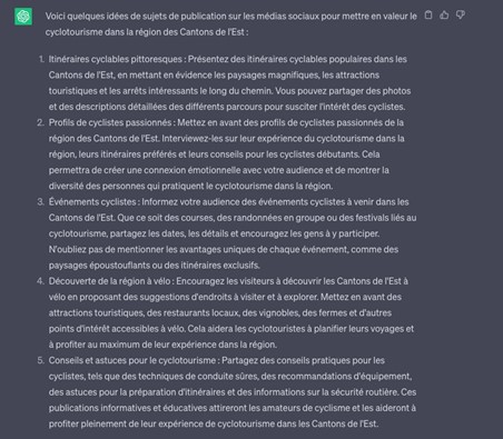Simulation sur Chat GPT Simulation sur Chat GPT